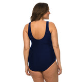 Women's Ruched Plus Size 1 Piece Swimsuit